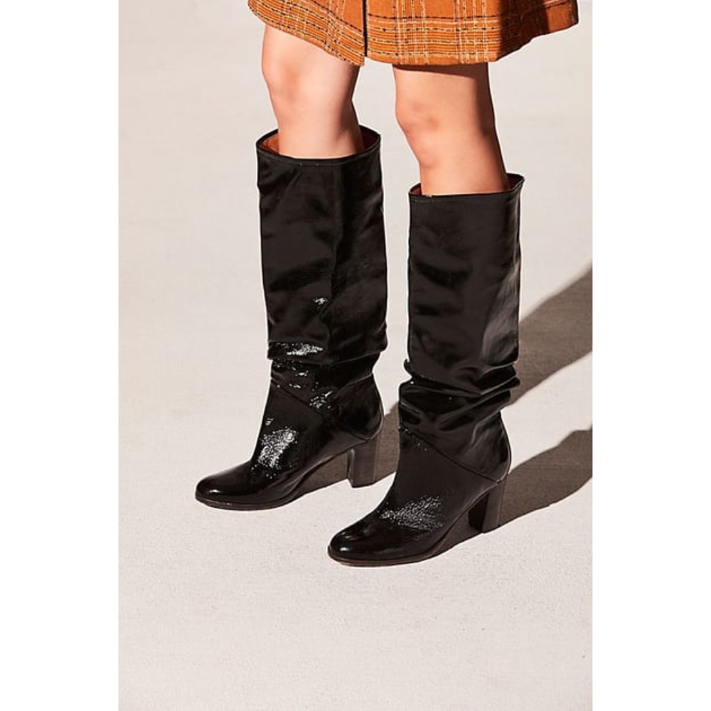 Free People Tennison Black Knee High Boots 36 NEW - Picture 1 of 8